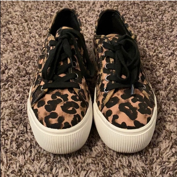 steve madden cheetah platform sneakers
